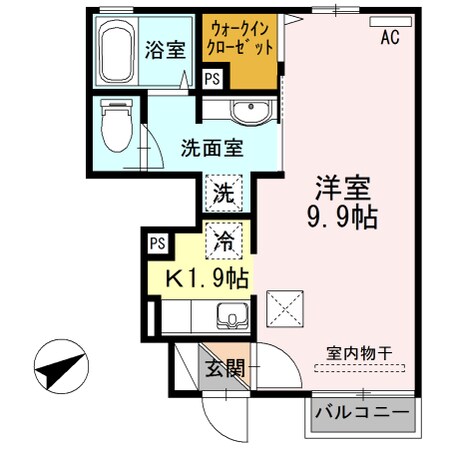 東照宮駅 徒歩18分 1階の物件間取画像